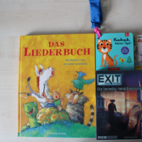3x Kinderbücher + EXIT-Spiel
